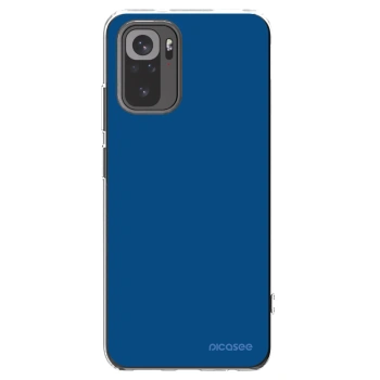Picasee διαφανής θήκη σιλικόνης Xiaomi Redmi Note 10 - Navy Blue