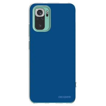 Picasee διαφανής θήκη σιλικόνης Xiaomi Redmi Note 10 Pro - Navy Blue
