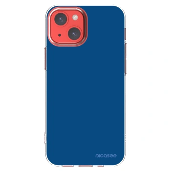 Picasee διαφανής θήκη σιλικόνης Apple iPhone 13 mini - Navy Blue