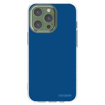 Picasee διαφανής θήκη σιλικόνης Apple iPhone 13 Pro - Navy Blue