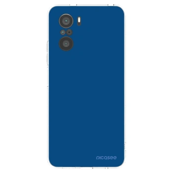 Picasee διαφανής θήκη σιλικόνης Xiaomi Poco F3 - Navy Blue