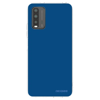 Picasee διαφανής θήκη σιλικόνης Xiaomi Redmi 9T - Navy Blue