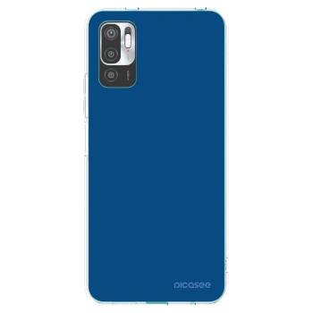 Picasee διαφανής θήκη σιλικόνης Xiaomi Redmi Note 10 5G - Navy Blue