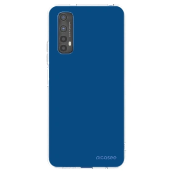 Picasee διαφανής θήκη σιλικόνης Realme 7 - Navy Blue