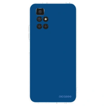 Picasee διαφανής θήκη σιλικόνης Xiaomi Redmi 10 - Navy Blue