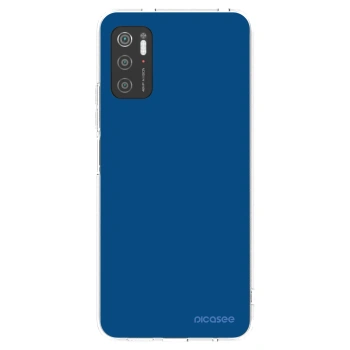 Picasee διαφανής θήκη σιλικόνης Xiaomi Poco M3 Pro 5G - Navy Blue