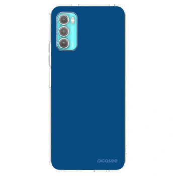 Picasee διαφανής θήκη σιλικόνης Motorola Moto G60 - Navy Blue