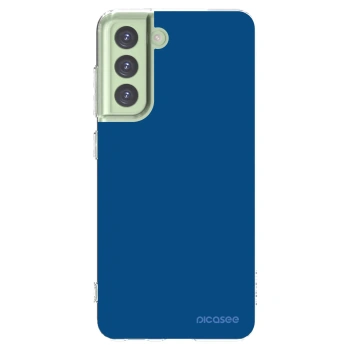 Picasee διαφανής θήκη σιλικόνης Samsung Galaxy S21 FE 5G - Navy Blue