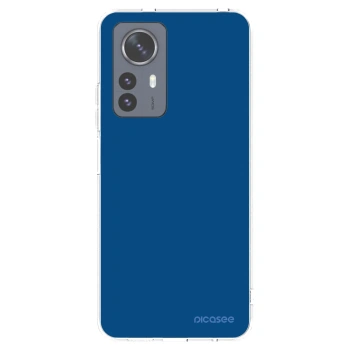 Picasee διαφανής θήκη σιλικόνης Xiaomi 12 Pro - Navy Blue