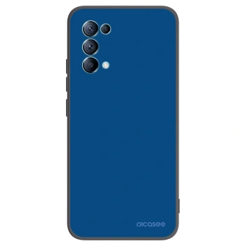 Picasee Μαύρη θήκη σιλικόνης για OPPO A16s - Navy Blue