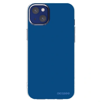 Picasee διαφανής θήκη σιλικόνης Apple iPhone 14 Plus - Navy Blue