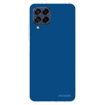 Picasee διαφανής θήκη σιλικόνης Samsung Galaxy M53 5G - Navy Blue