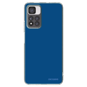Picasee διαφανής θήκη σιλικόνης Xiaomi Redmi Note 11 Pro+ 5G - Navy Blue