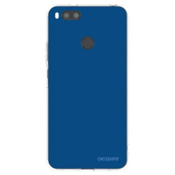 Picasee διαφανής θήκη σιλικόνης Xiaomi Redmi A1 - Navy Blue