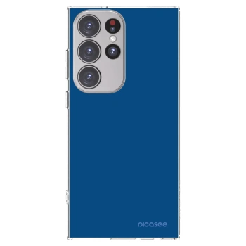 Picasee διαφανής θήκη σιλικόνης Samsung Galaxy S23 Ultra 5G - Navy Blue