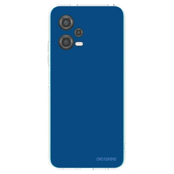 Picasee διαφανής θήκη σιλικόνης Xiaomi Poco X5 - Navy Blue