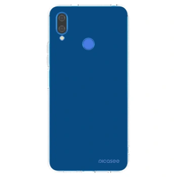 Picasee διαφανής θήκη σιλικόνης Huawei Nova 3i - Navy Blue