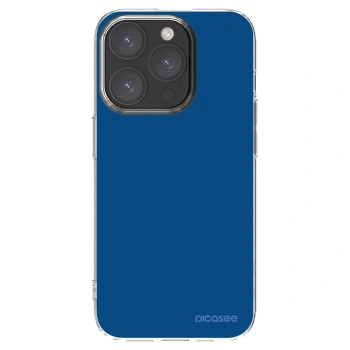 Picasee διαφανής θήκη σιλικόνης Apple iPhone 15 Pro - Navy Blue