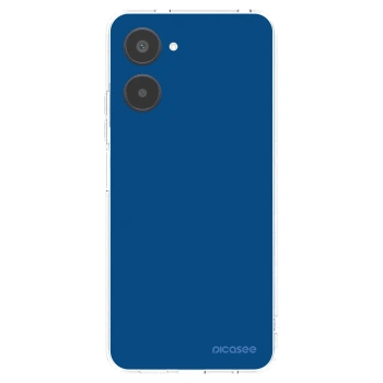 Picasee διαφανής θήκη σιλικόνης Realme 10 4G - Navy Blue
