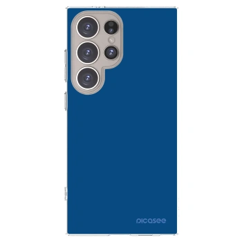 Picasee διαφανής θήκη σιλικόνης Samsung Galaxy S24 Ultra S928B 5G - Navy Blue
