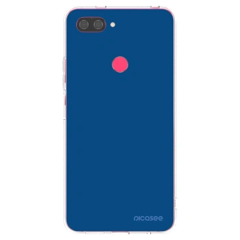 Picasee διαφανής θήκη σιλικόνης Xiaomi Mi 8 Lite - Navy Blue