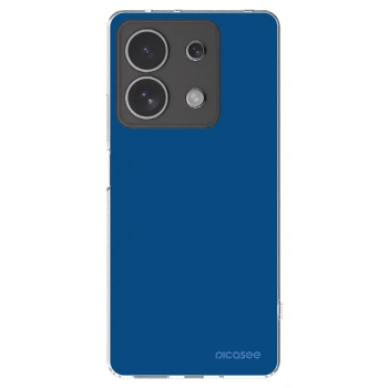 Picasee διαφανής θήκη σιλικόνης Xiaomi Redmi Note 13 4G - Navy Blue