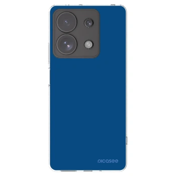 Picasee διαφανής θήκη σιλικόνης Xiaomi Redmi Note 13 Pro 4G - Navy Blue
