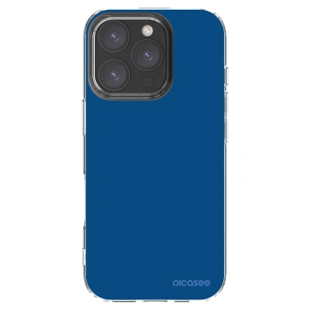 Picasee διαφανής θήκη σιλικόνης Apple iPhone 16 Pro - Navy Blue