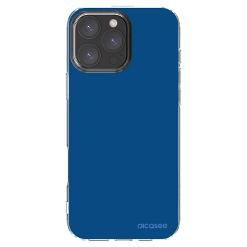 Picasee διαφανής θήκη σιλικόνης Apple iPhone 16 Pro Max - Navy Blue