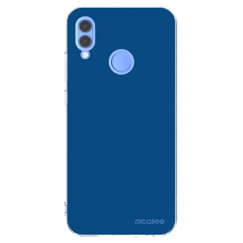 Picasee διαφανής θήκη σιλικόνης Huawei P Smart 2019 - Navy Blue