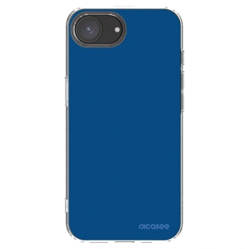Picasee διαφανής θήκη σιλικόνης Apple iPhone 16e - Navy Blue