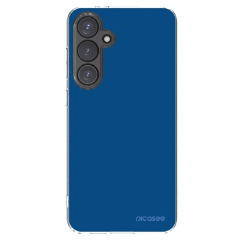 Picasee διαφανής θήκη σιλικόνης Samsung Galaxy S24 FE S721B - Navy Blue