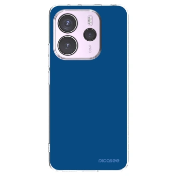 Picasee διαφανής θήκη σιλικόνης Xiaomi Redmi Note 14 4G - Navy Blue
