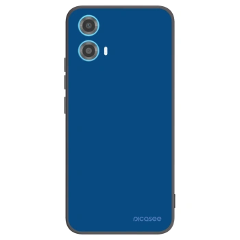 Picasee Μαύρη θήκη σιλικόνης για Motorola Moto G34 5G - Navy Blue