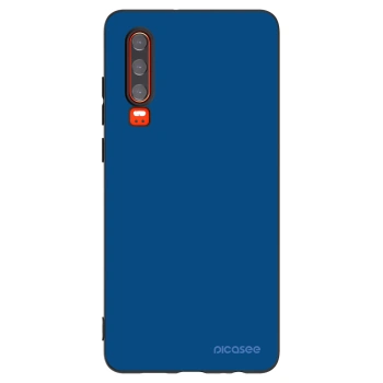 Picasee Μαύρη θήκη σιλικόνης για Huawei P30 - Navy Blue