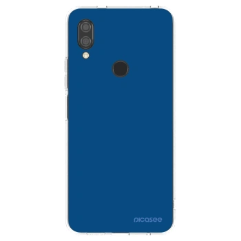 Picasee διαφανής θήκη σιλικόνης Xiaomi Redmi 7 - Navy Blue