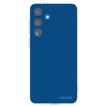 Picasee διαφανής θήκη σιλικόνης Samsung Galaxy S25 FE 5G - Navy Blue