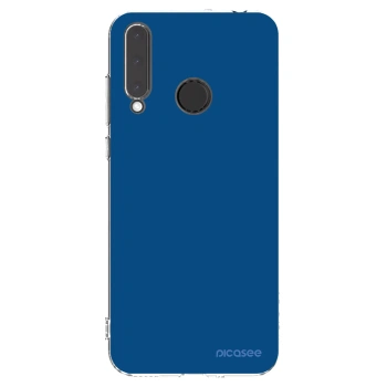 Picasee διαφανής θήκη σιλικόνης Honor 20 Lite - Navy Blue