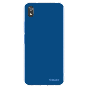 Picasee διαφανής θήκη σιλικόνης Xiaomi Redmi 7A - Navy Blue