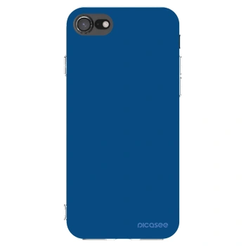 Picasee διαφανής θήκη σιλικόνης Apple iPhone 8 - Navy Blue
