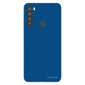 Picasee διαφανής θήκη σιλικόνης Xiaomi Redmi Note 8 - Navy Blue