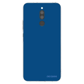 Picasee διαφανής θήκη σιλικόνης Xiaomi Redmi 8 - Navy Blue
