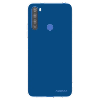 Picasee διαφανής θήκη σιλικόνης Xiaomi Redmi Note 8T - Navy Blue