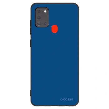 Picasee Μαύρη θήκη σιλικόνης για Samsung Galaxy A21s - Navy Blue
