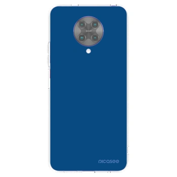 Picasee διαφανής θήκη σιλικόνης Xiaomi Poco F2 Pro - Navy Blue