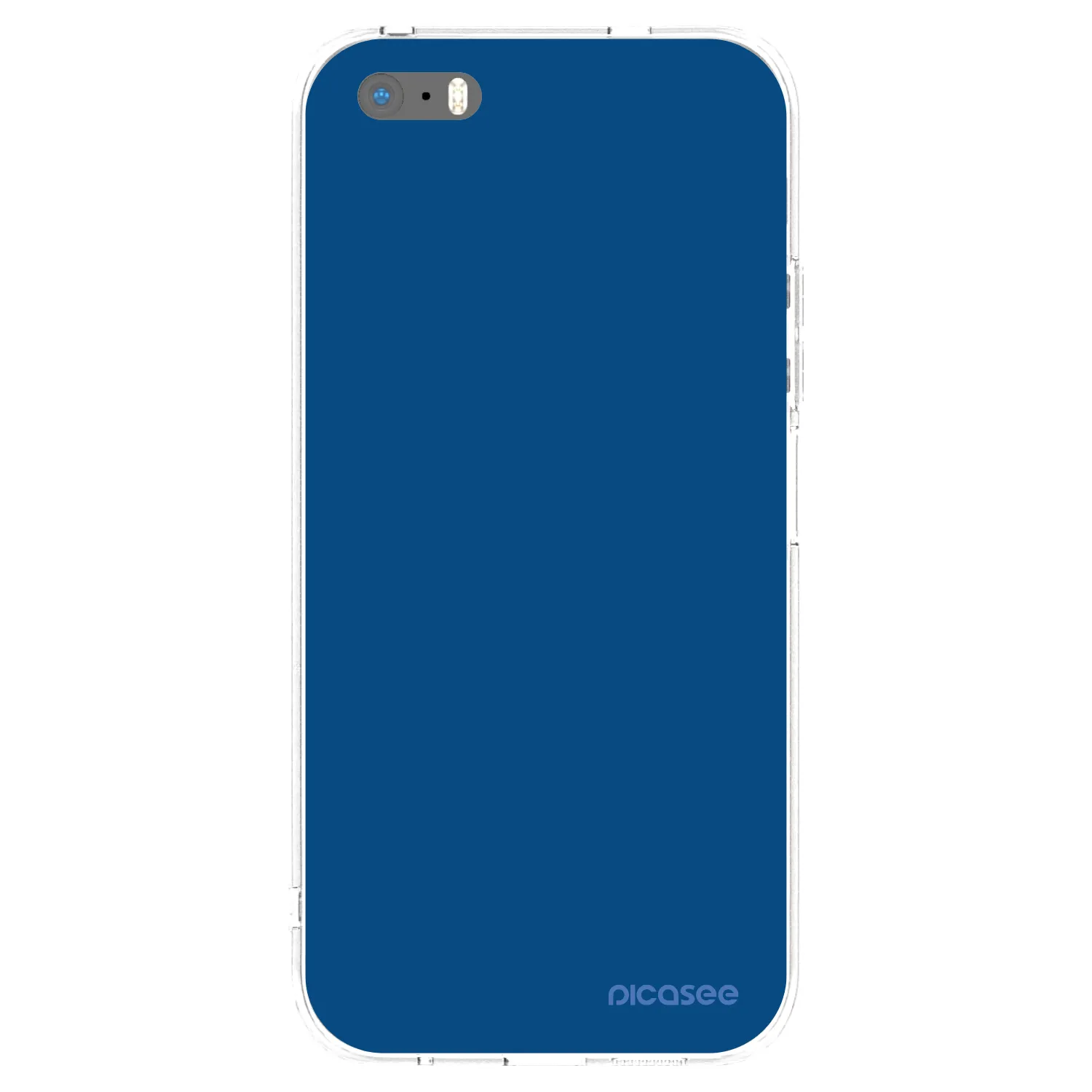 Picasee διαφανής θήκη σιλικόνης Apple iPhone 6 Plus/6S Plus - Navy Blue