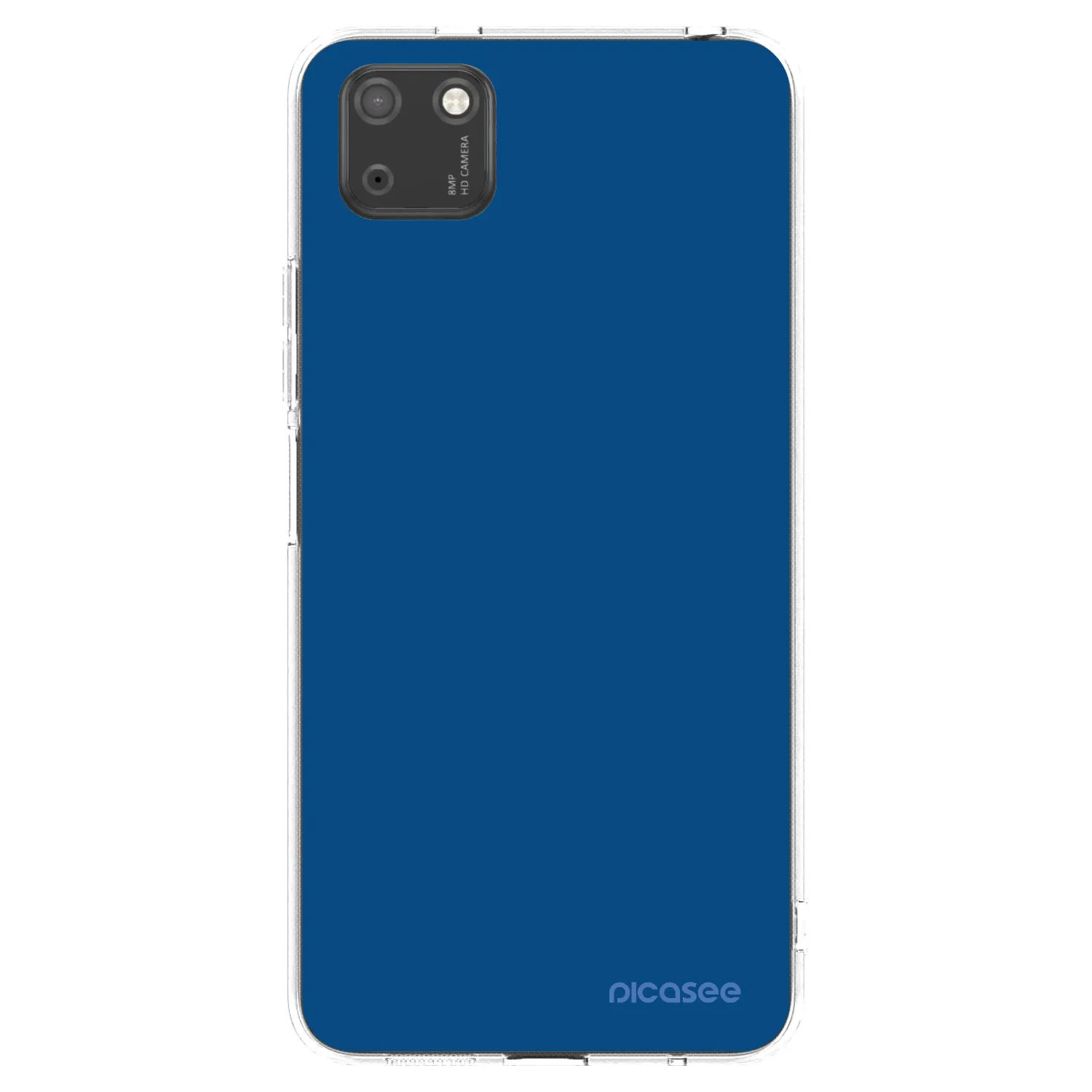 Picasee διαφανής θήκη σιλικόνης Huawei Y5P - Navy Blue