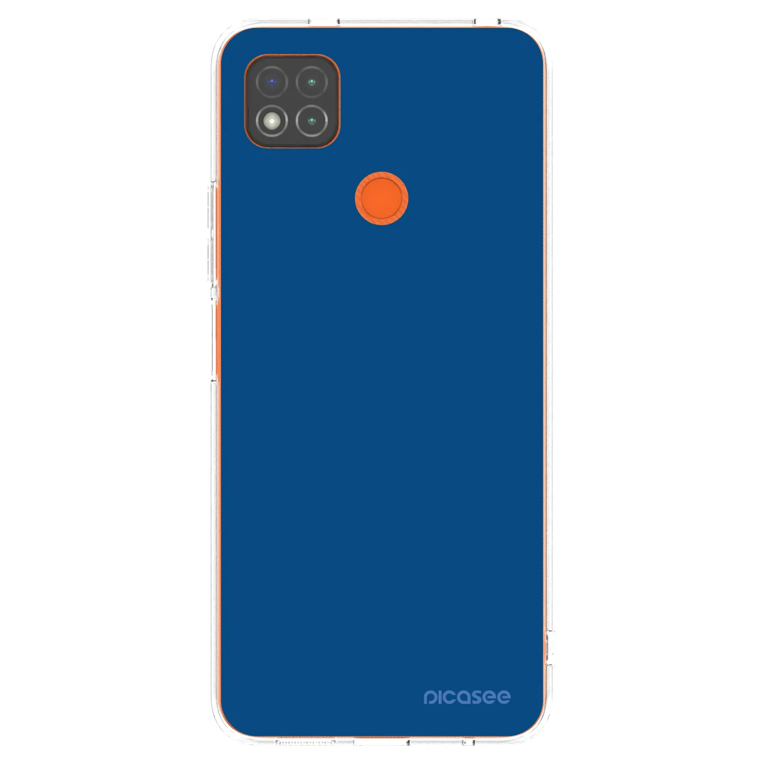 Picasee διαφανής θήκη σιλικόνης Xiaomi Redmi 9C - Navy Blue