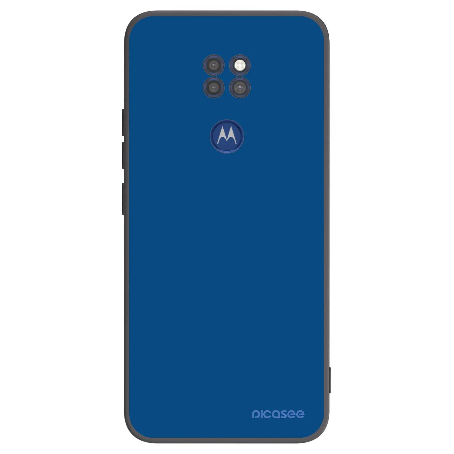 Picasee Μαύρη θήκη σιλικόνης για Motorola Moto G9 Play - Navy Blue
