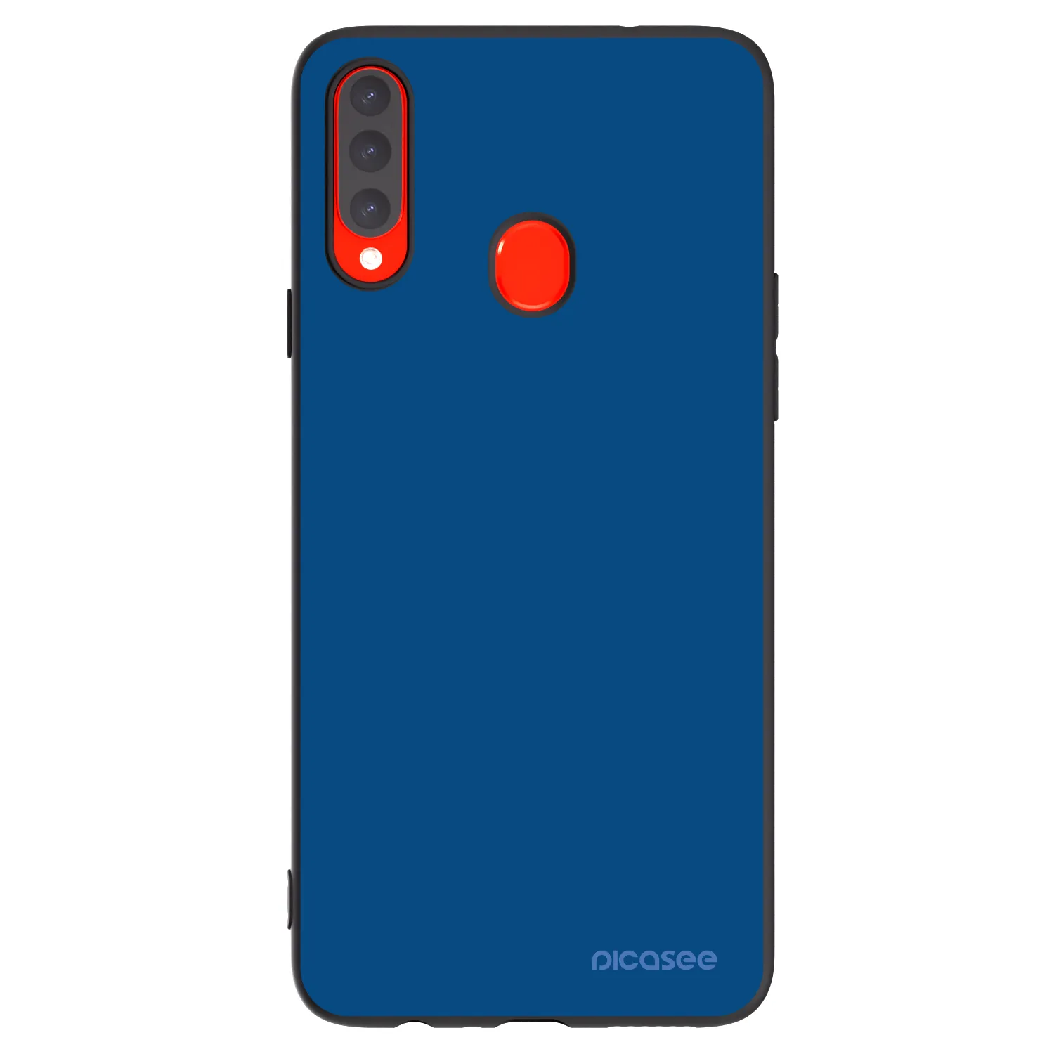 Picasee Μαύρη θήκη σιλικόνης για Samsung Galaxy A20s - Navy Blue